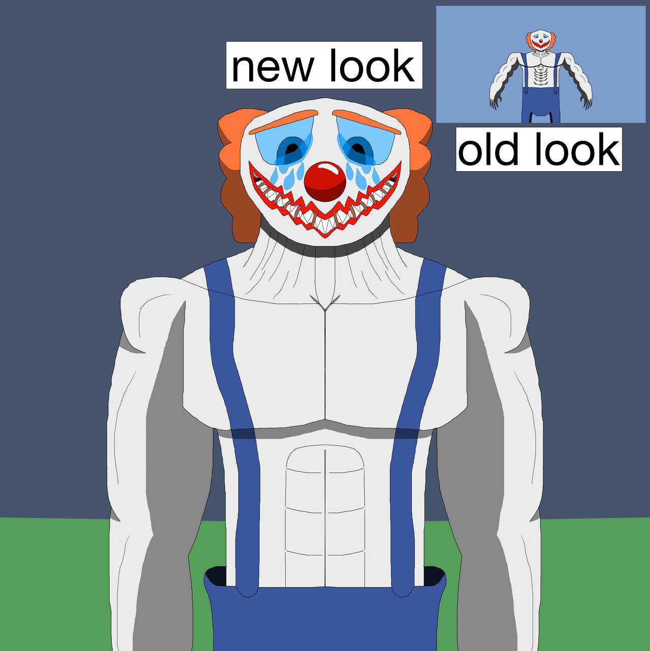 Mr sad smile 1 by Monstercartoon on DeviantArt