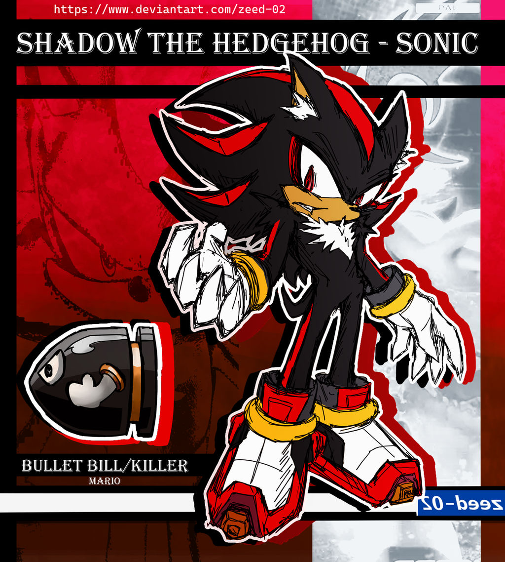 Shadow Bullet Shadow The Hedgehog - Sonic Bullet Bill Mario by zeed-02 on DeviantArt