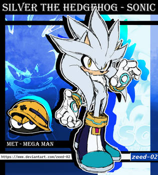 Silver the Hedgehog Sonic and Met Mega Man