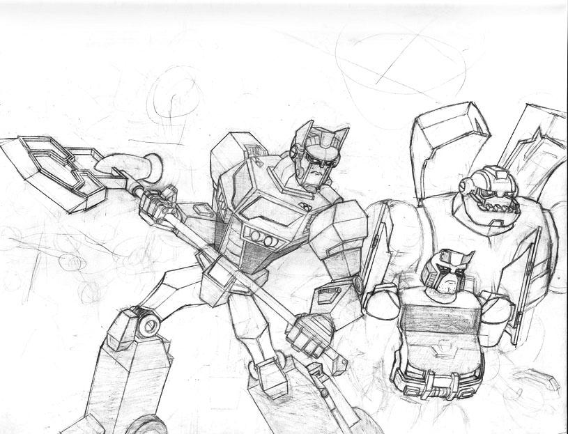 Transformers Animated Rough by chupacabraconvoy on DeviantArt