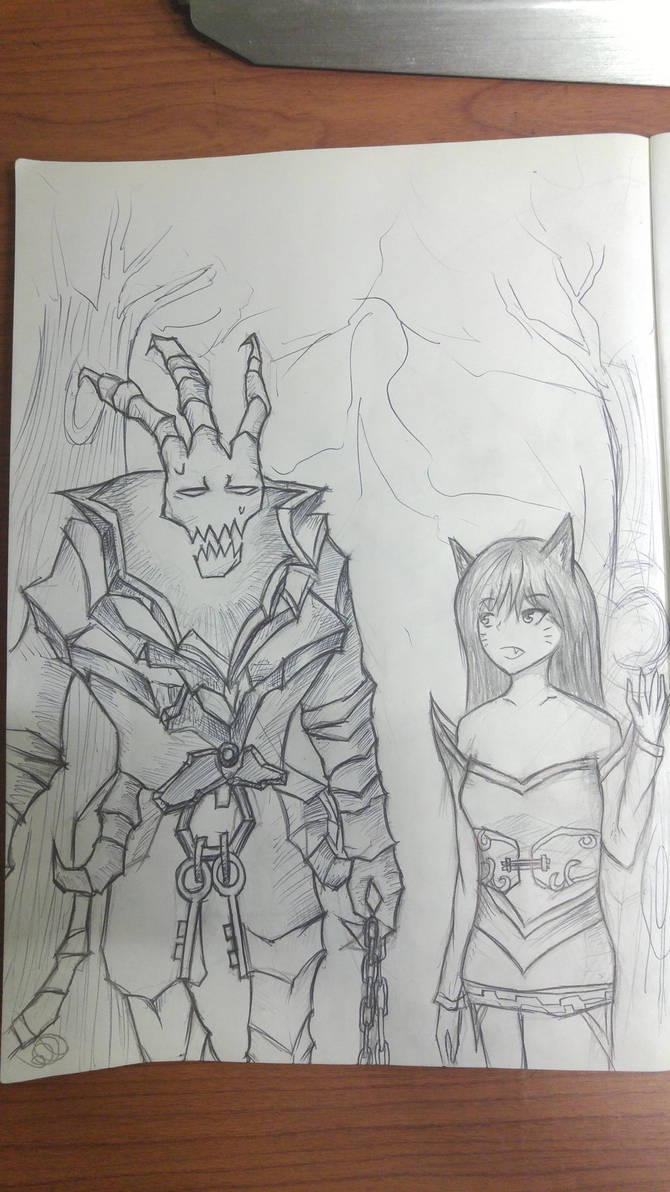 Thresh X Ahri By Neytex On DeviantArt