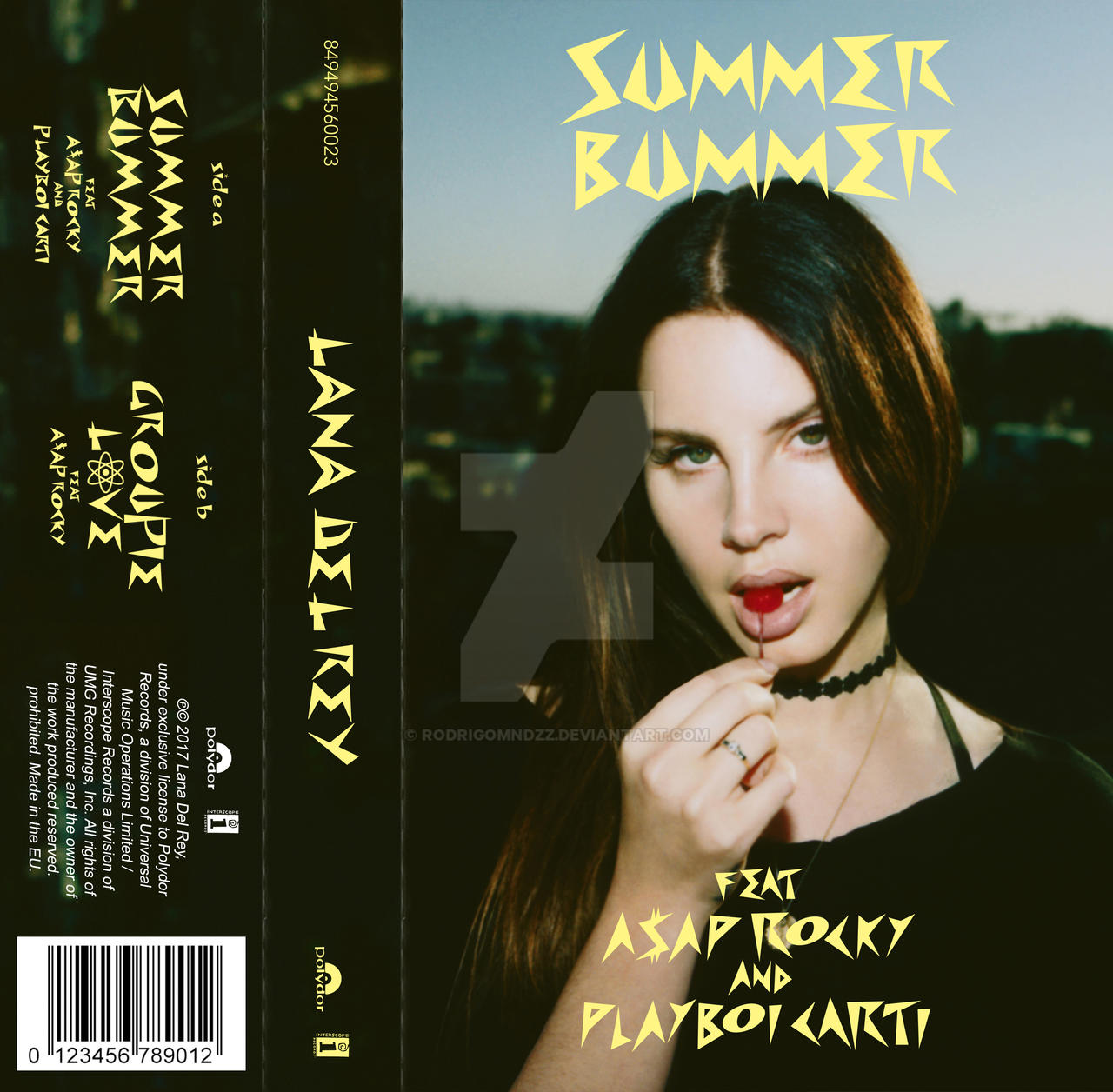 LDR - Summer Bummer/Groupie Love  Cassette Cover by rodrigomndzz on  DeviantArt