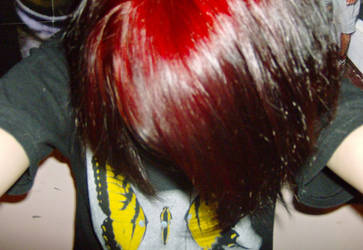 red hair.