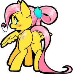 checking out fluttershy's cutie mark