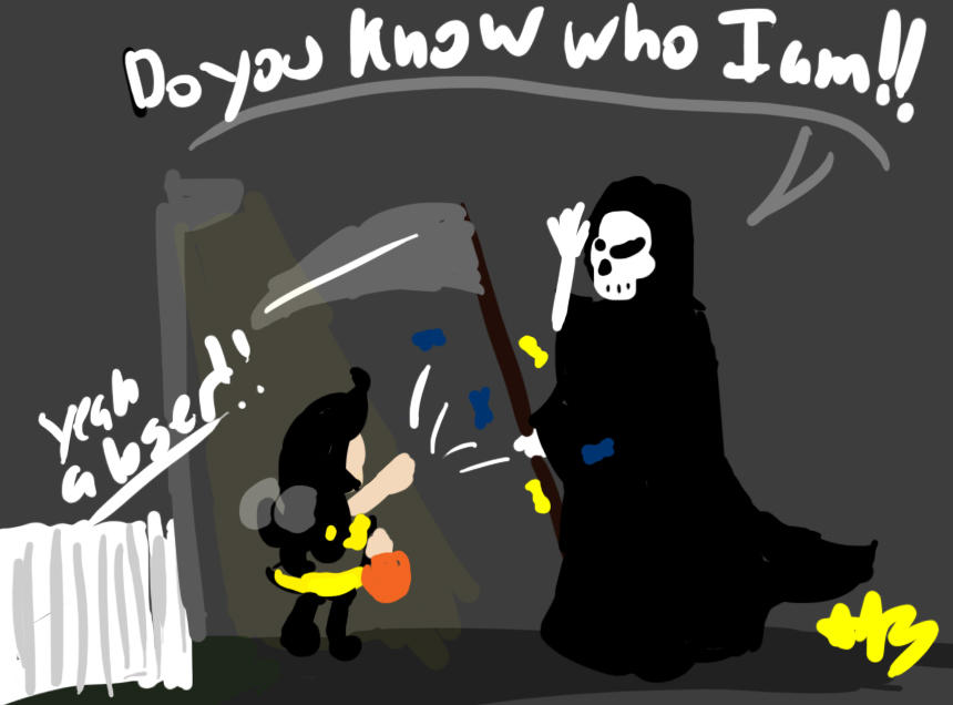 Grim Reaper Has Problem With Kids by Ghost-Reanimated on DeviantArt
