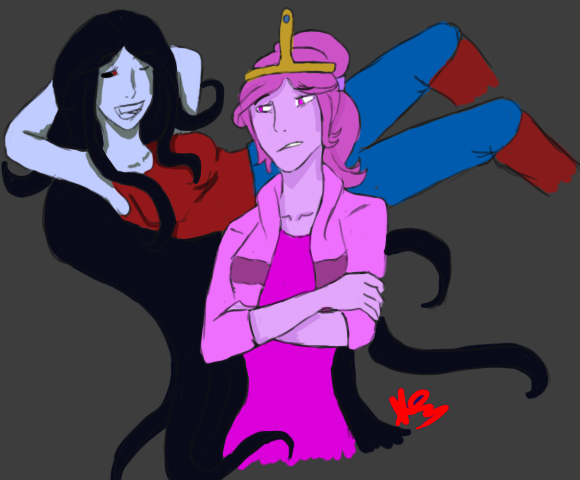 Adventure Time Sketches PB And Marceline