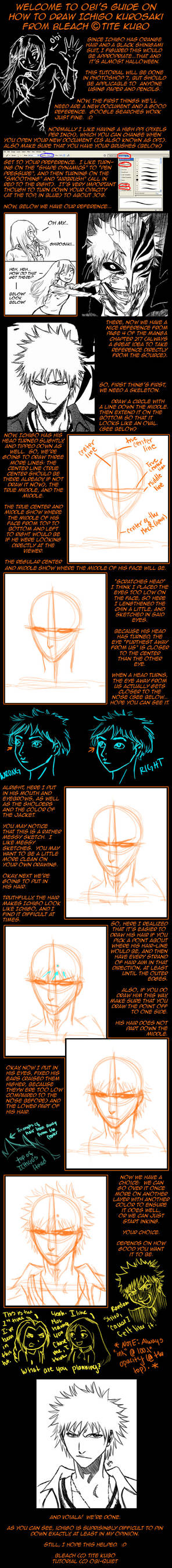 How To Draw Ichigo Kurosaki