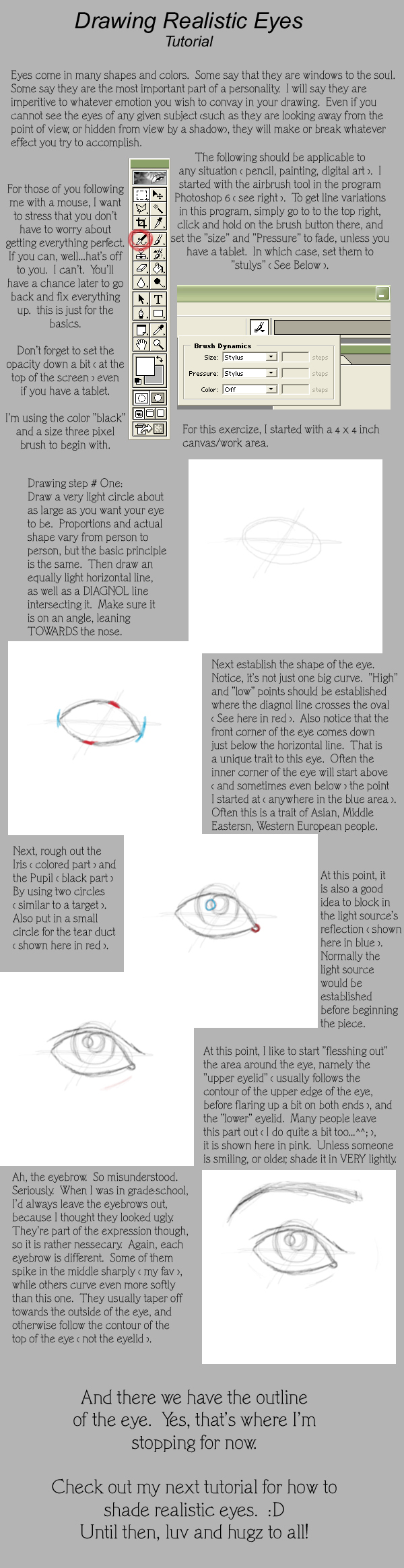 How to draw an eye