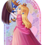 Princess Peach and the Penguin King (redraw)