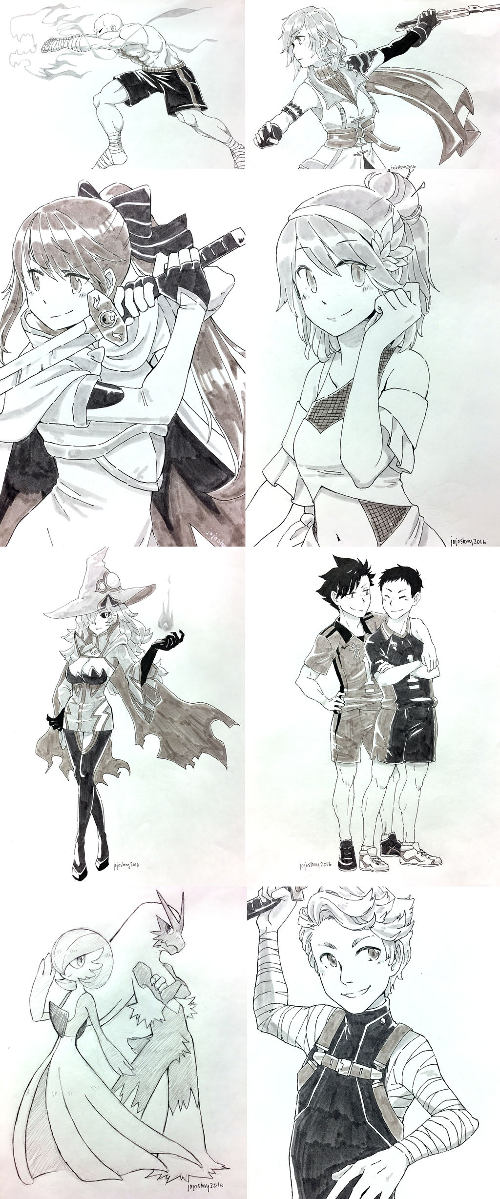 Krakencon Fall 2016 Commissions by jojostory