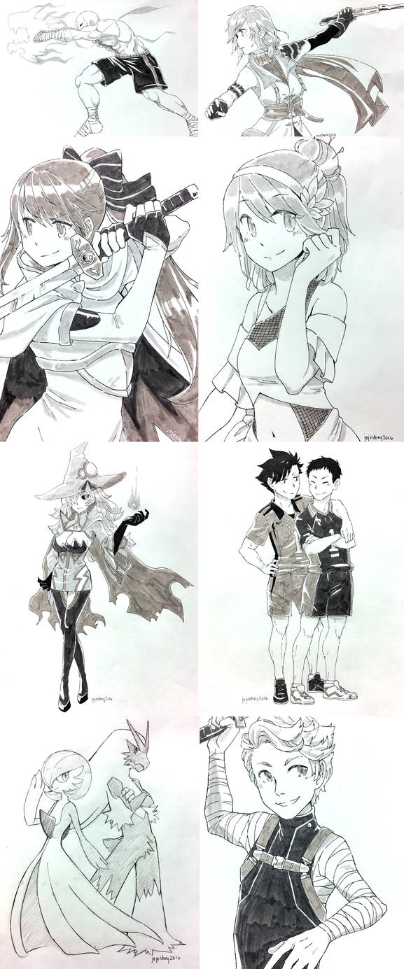 Krakencon Fall 2016 Commissions by jojostory