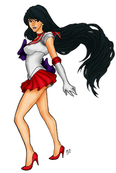 Sailor Mars by hwoarang1986