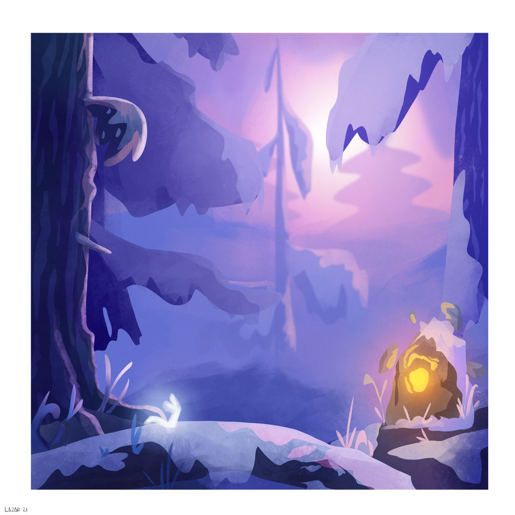 In Wonderment of Winter - Ori (speedpaint)