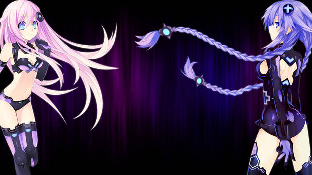 Neptune and Nepgear wallpaper (1920x1080)