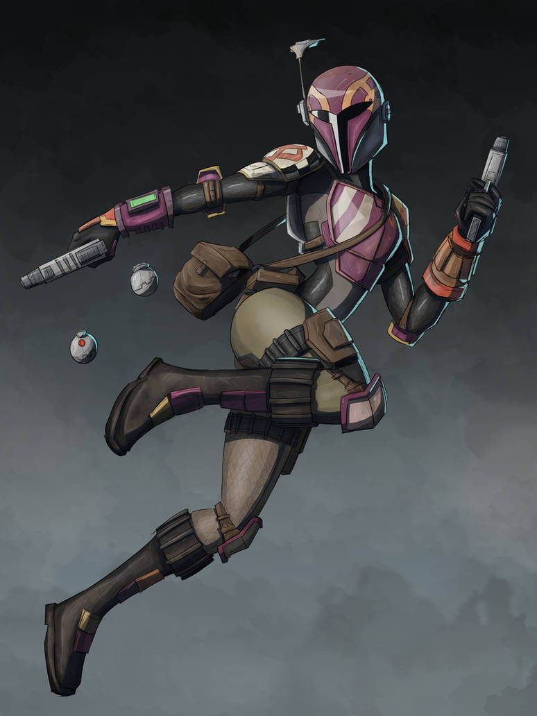 Sabine Robotization Deviantart Sabine Wren by armynblasterART on DeviantArt