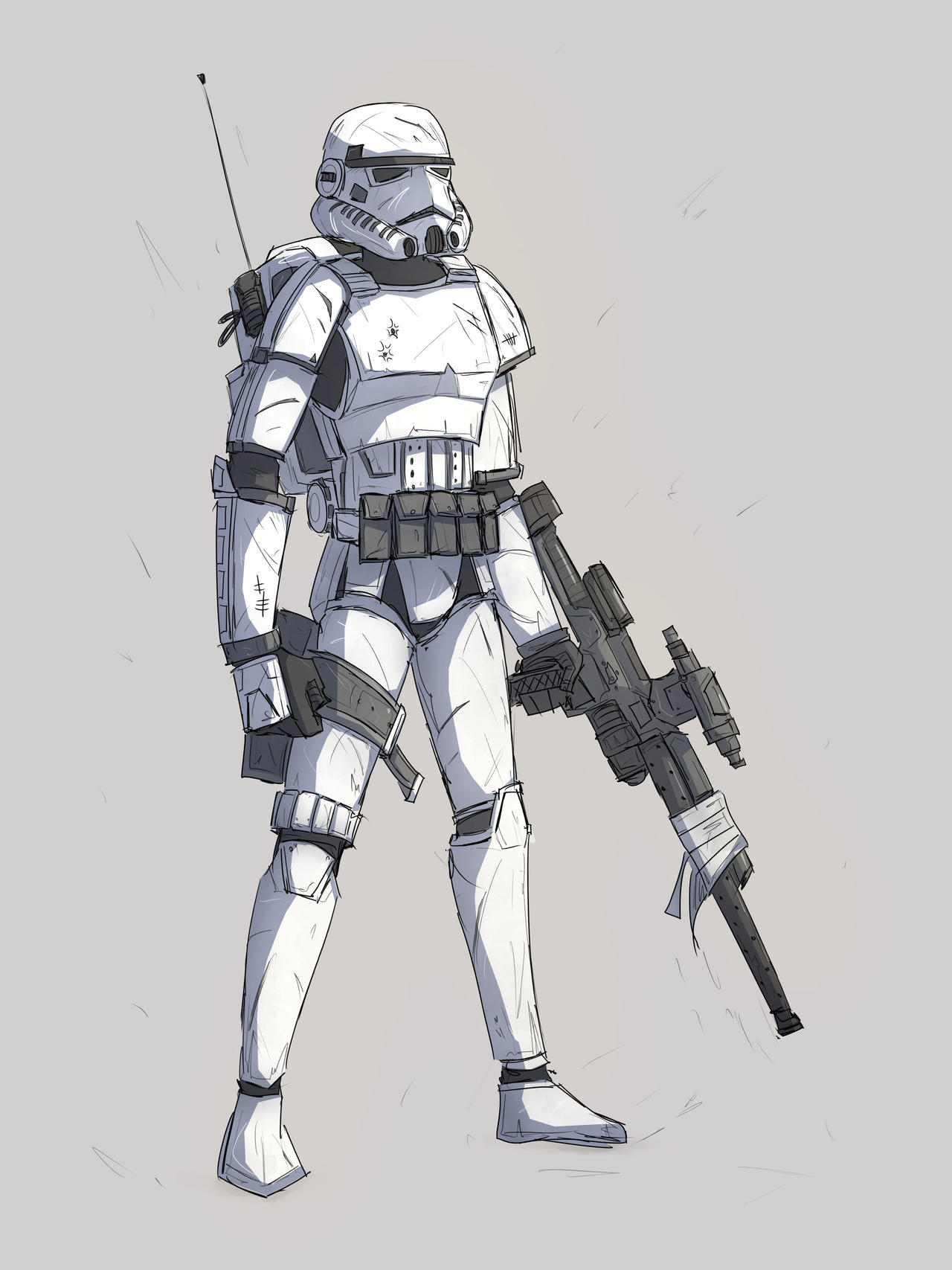 Veteran Stormtrooper by armynblasterART on DeviantArt