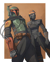 Boba Fett and Fennec Shand