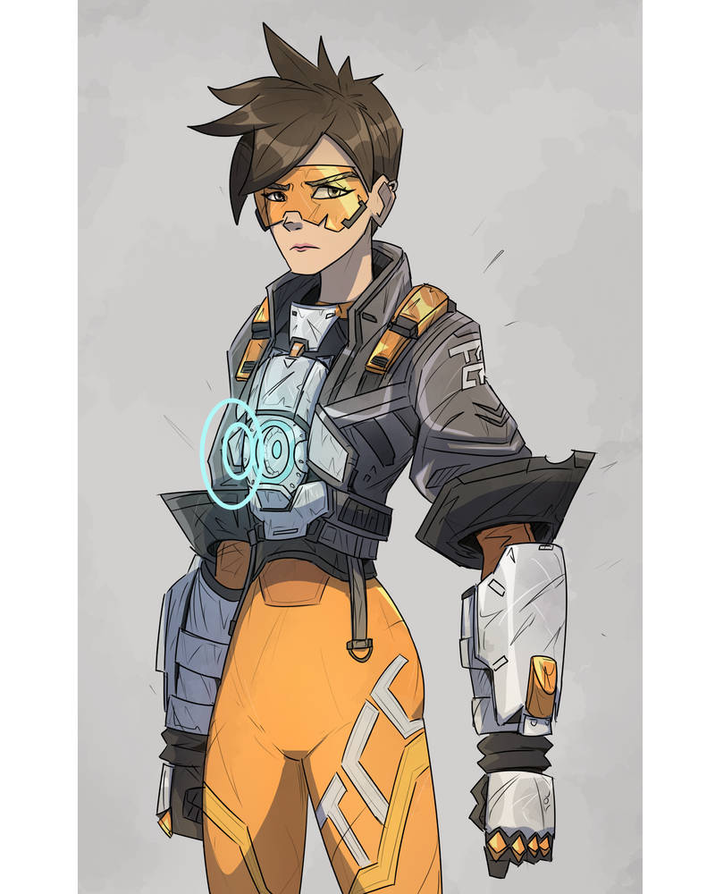 Tracer Deviantart Tracer - Overwatch 2 by armynblasterART on DeviantArt