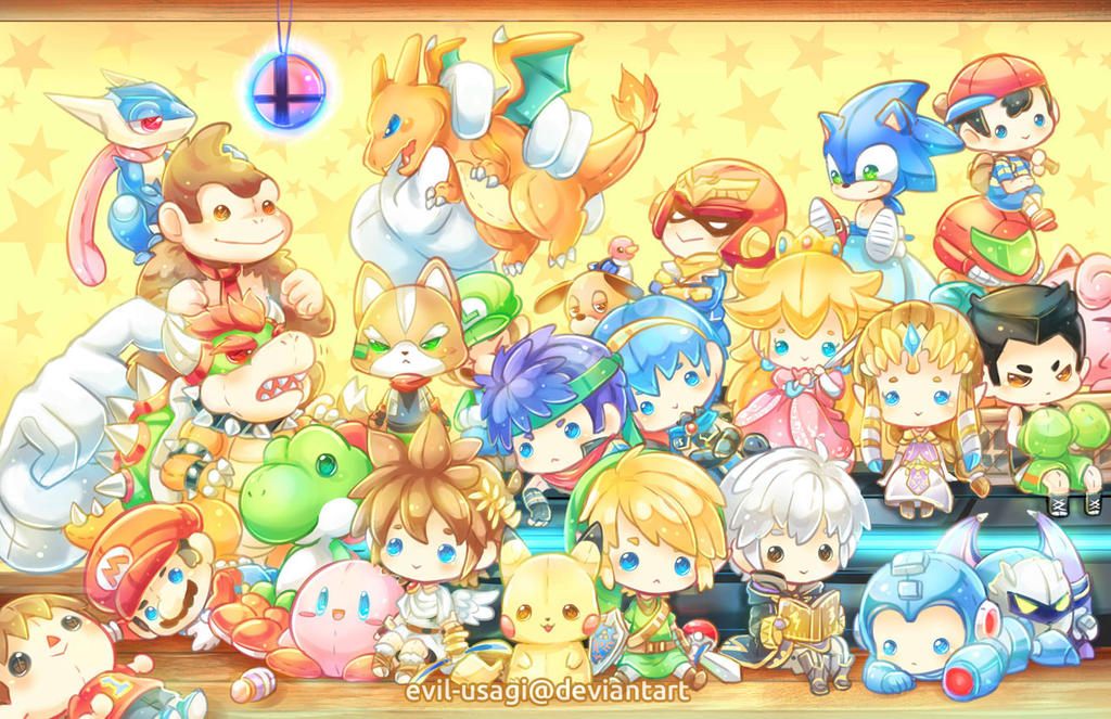 Ssb4 Super Smash Bros 4 by Evil-usagi on DeviantArt