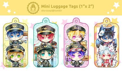 Mini Luggage tags (free + gintama)