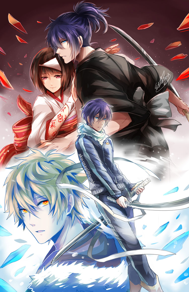 Japanese Urban Fantasy Noragami Aragoto Anime Characters Arts