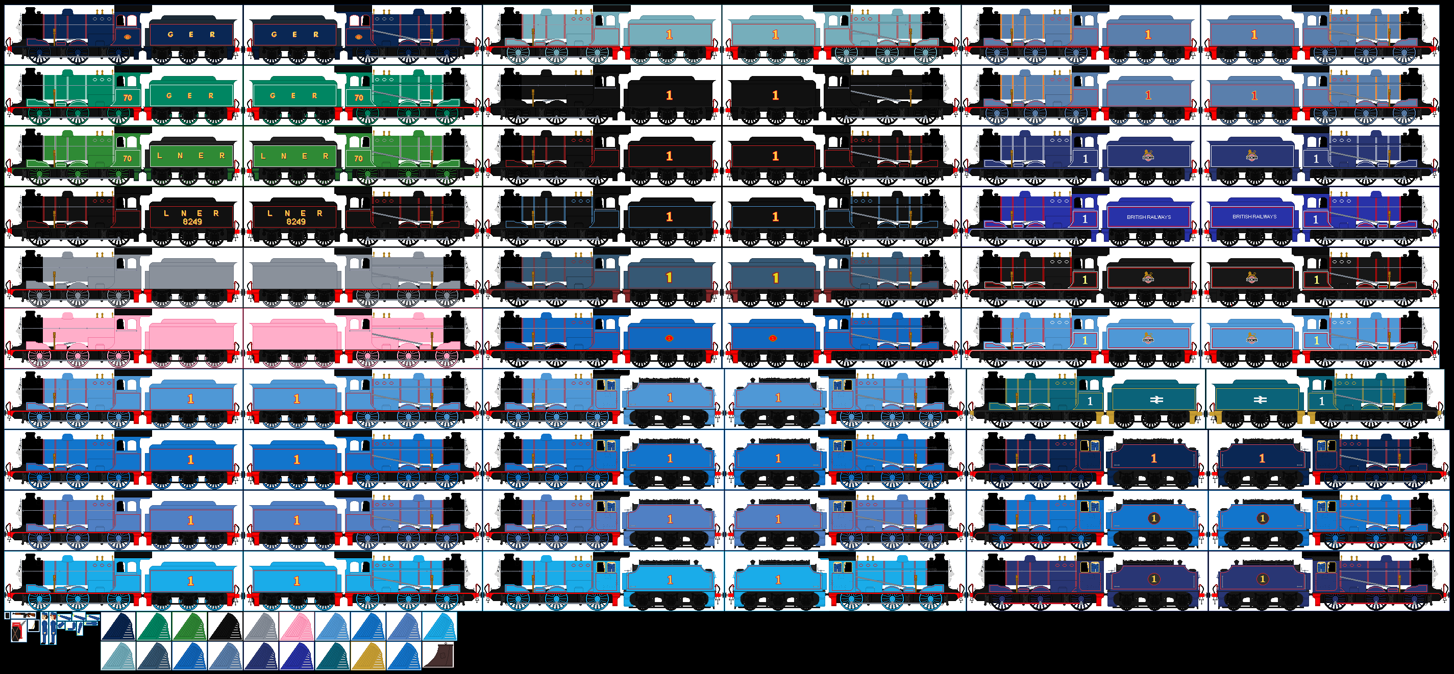 Deviantart Enginebase Sprite 15 The OMEGA! Thomas the tender engine sprite pack by THESUDRIANPRINGLES ...