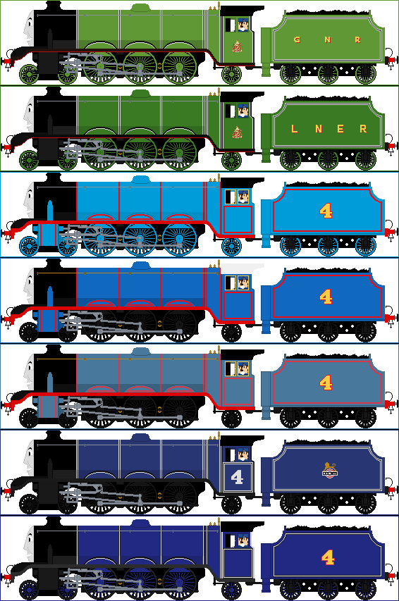 Custom Model Series Gordon Liveries by THESUDRIANPRINGLES on DeviantArt