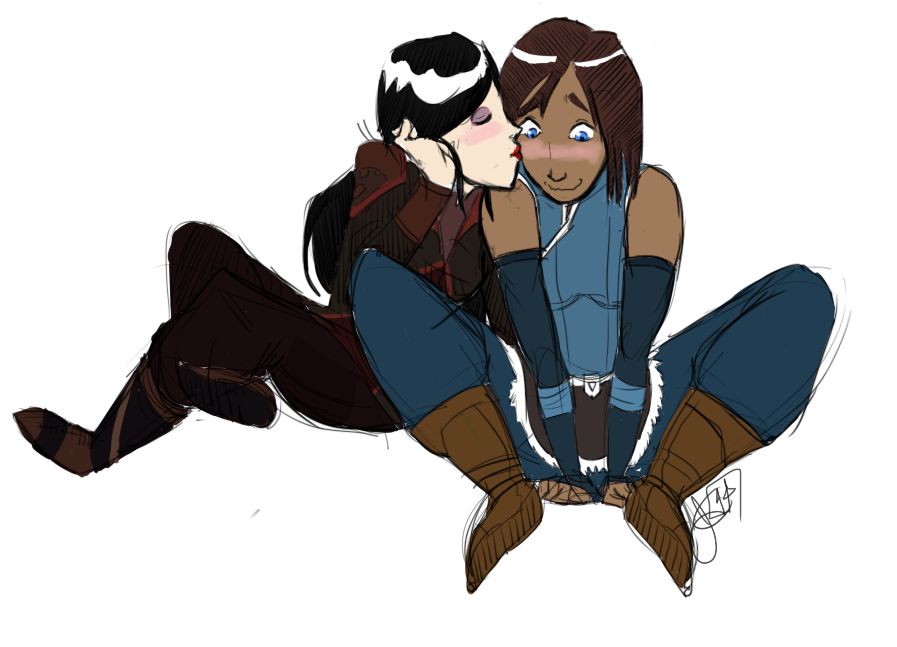 Bashful Korra is Bashful