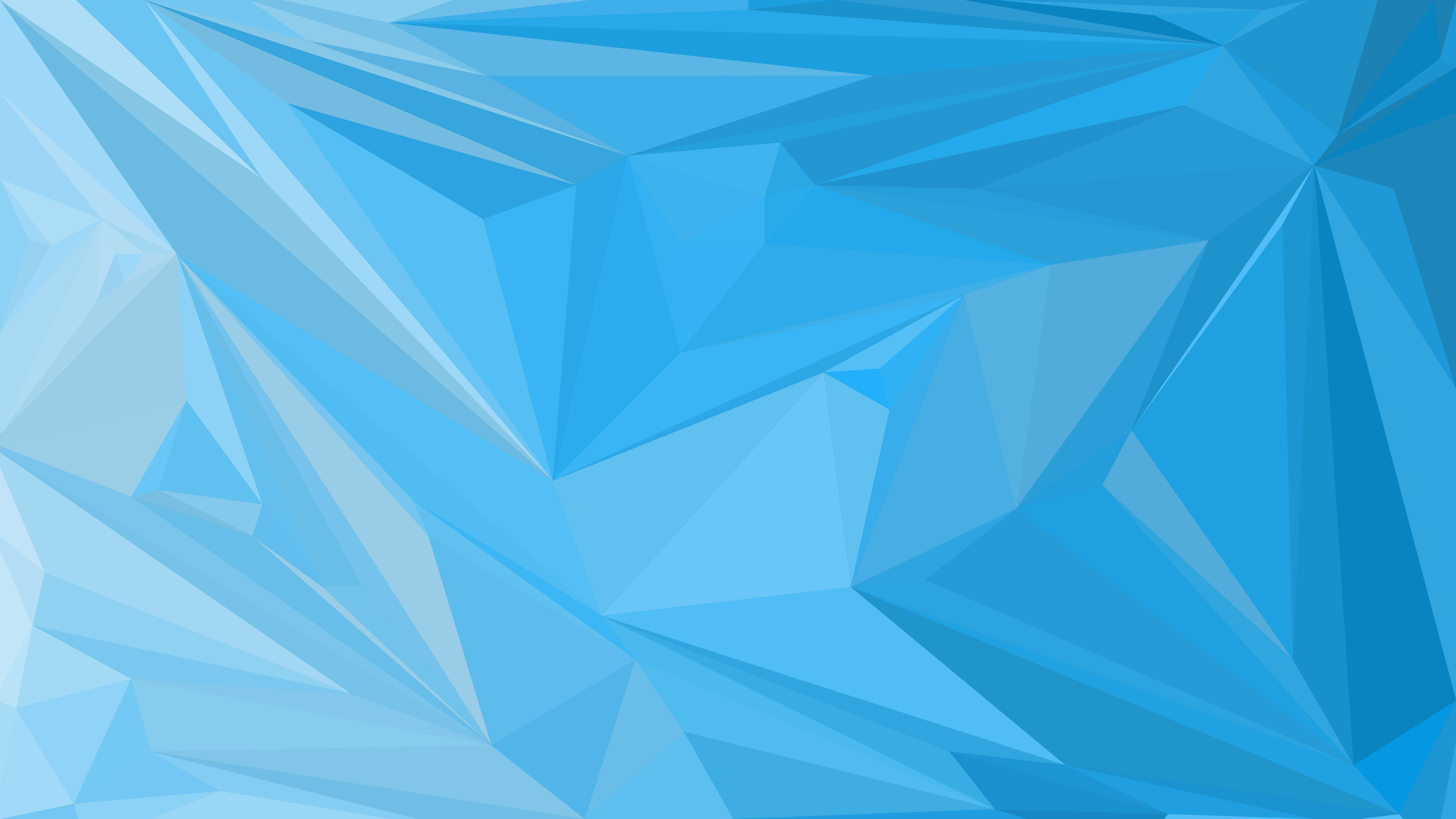 Abstract Low Poly Wallpaper #2 BLUE