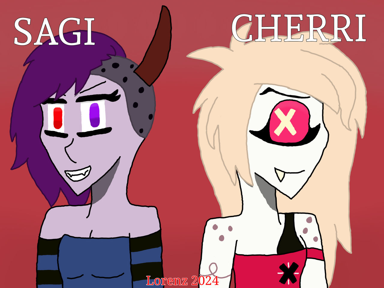 Sagi and Cherri by vinden124 on DeviantArt