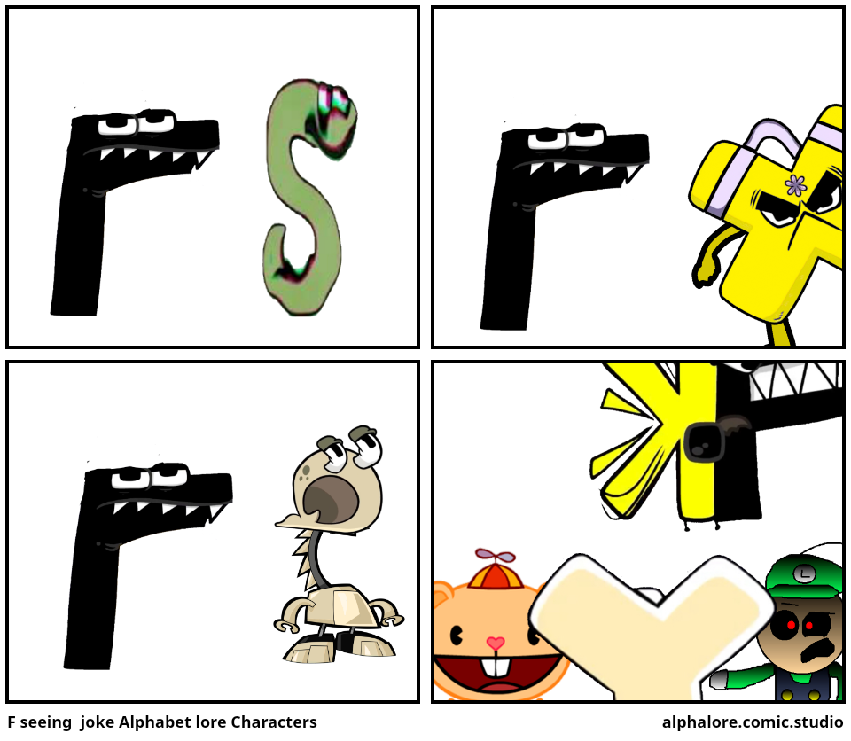 F seeing joke Alphabet lore Characters by livkusuba on DeviantArt