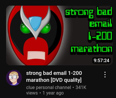 Strng Bad Strong bad has a lot of emails by livkusuba on DeviantArt