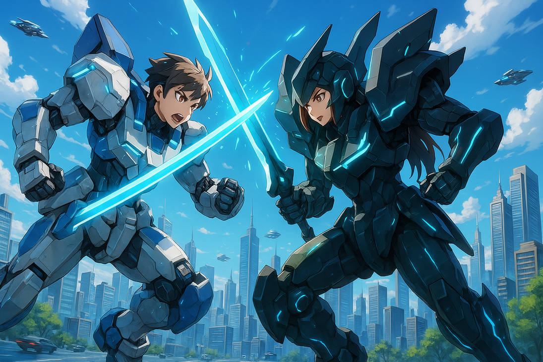 Futuristic fight by Dutte1 on DeviantArt