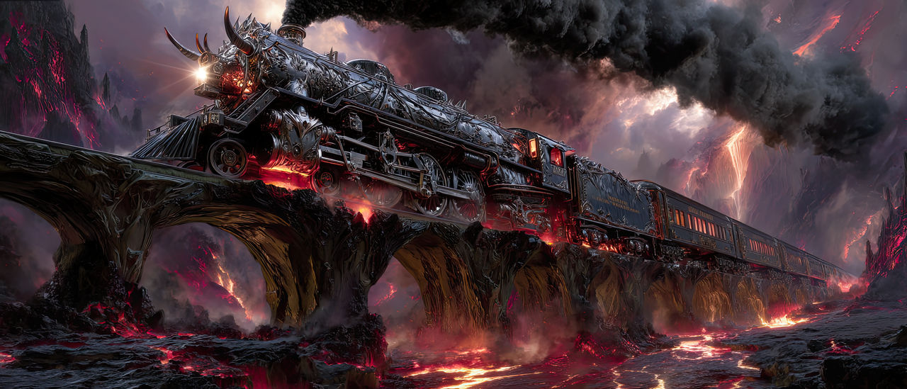 How Hellfire Rails Fail Hellfire Train by DutteArt on DeviantArt