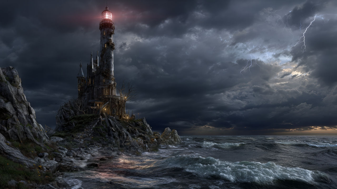 Grotesque Lighthouse Gothic Lighthouse by DutteArt on DeviantArt