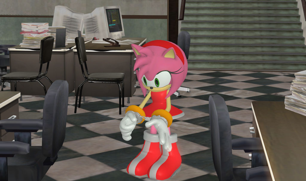 Amy Rose Framed by SonicRPfan14 on DeviantArt