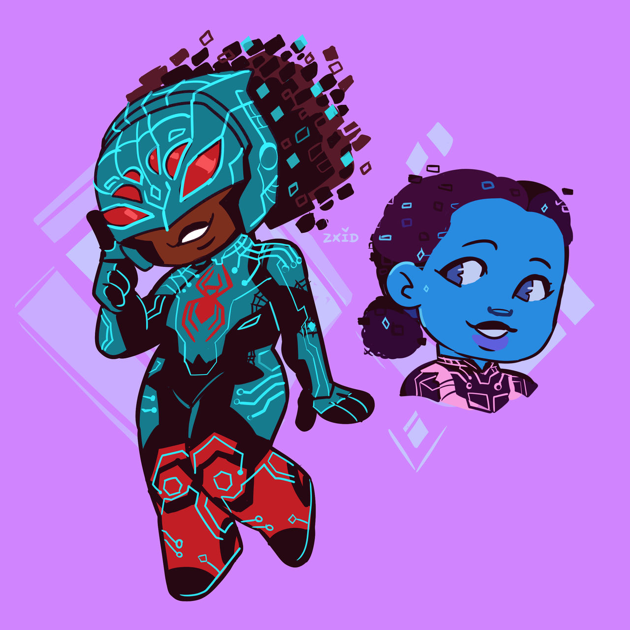 Spiderverse - Spider-Byte / Margo Kess by zxid on DeviantArt