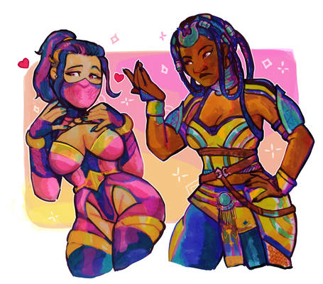 MK1 - Mileena and Tanya