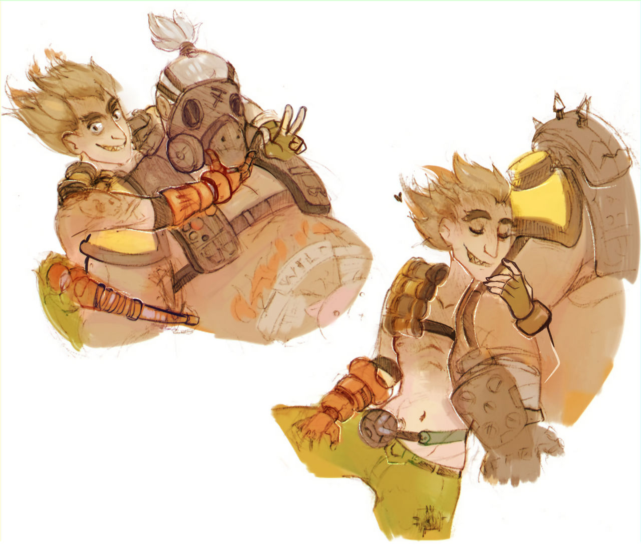 OW Junkrat X Roadhog By Zxid On DeviantArt ow-junkrat-x-roadhog-by-zxid-on-deviantart