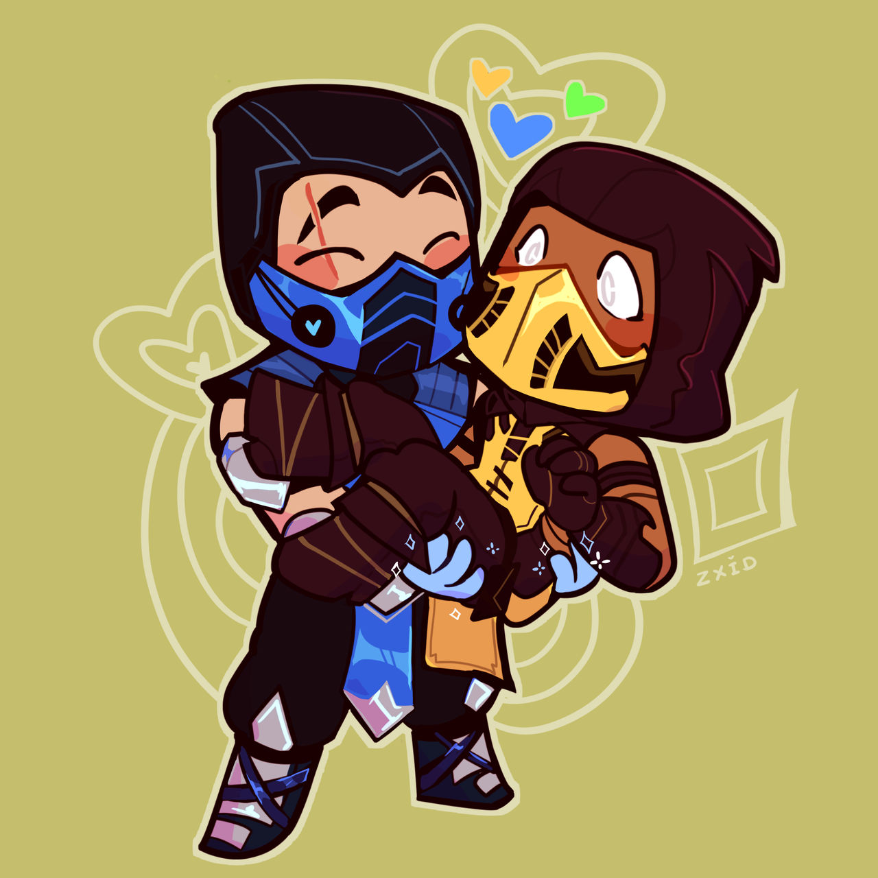 Subscorp MK - Sub-zero x Scorpion by zxid on DeviantArt