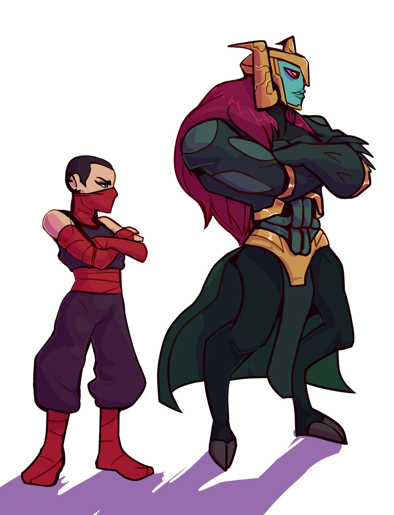 ROTTMNT - Foot Recruit and Baron Draxum by zxid on DeviantArt