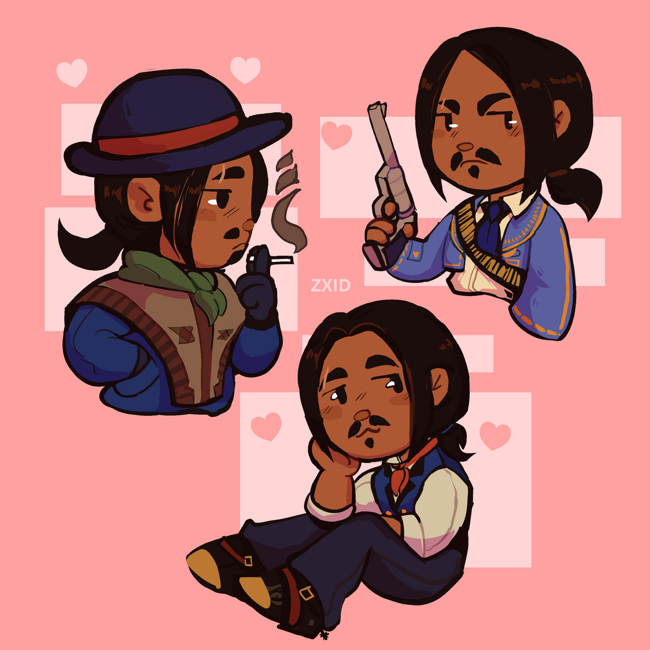 RDR2 - Javier Escuella Chibi by zxid on DeviantArt