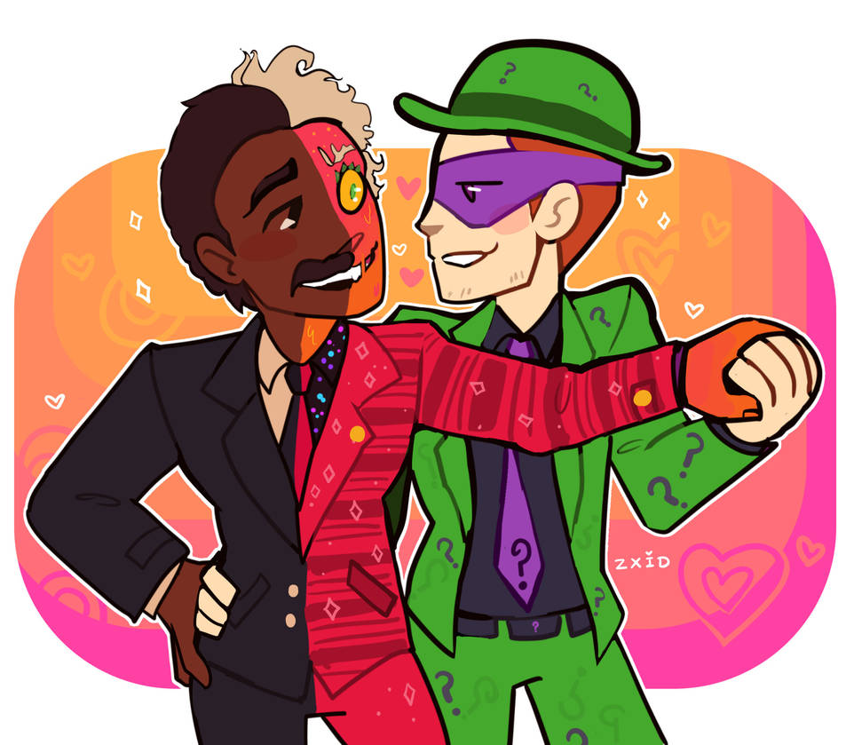 DC - The Riddler x Two-face by zxid on DeviantArt