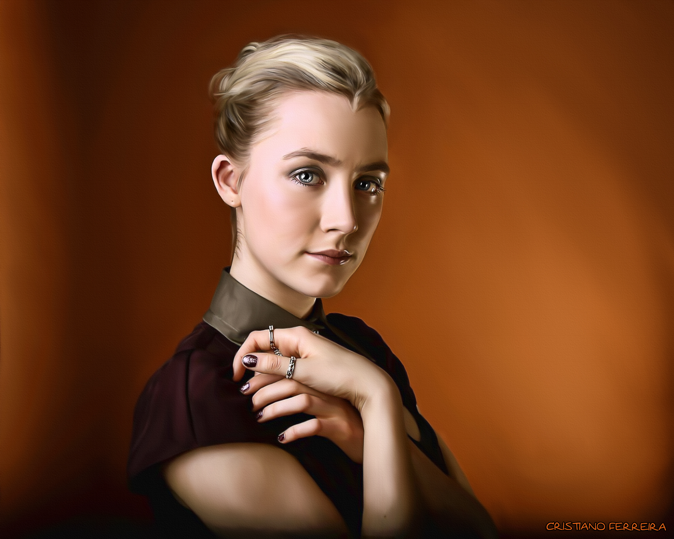 Saoirse Ronan portrait 1 by FantasminhaCamarada on DeviantArt