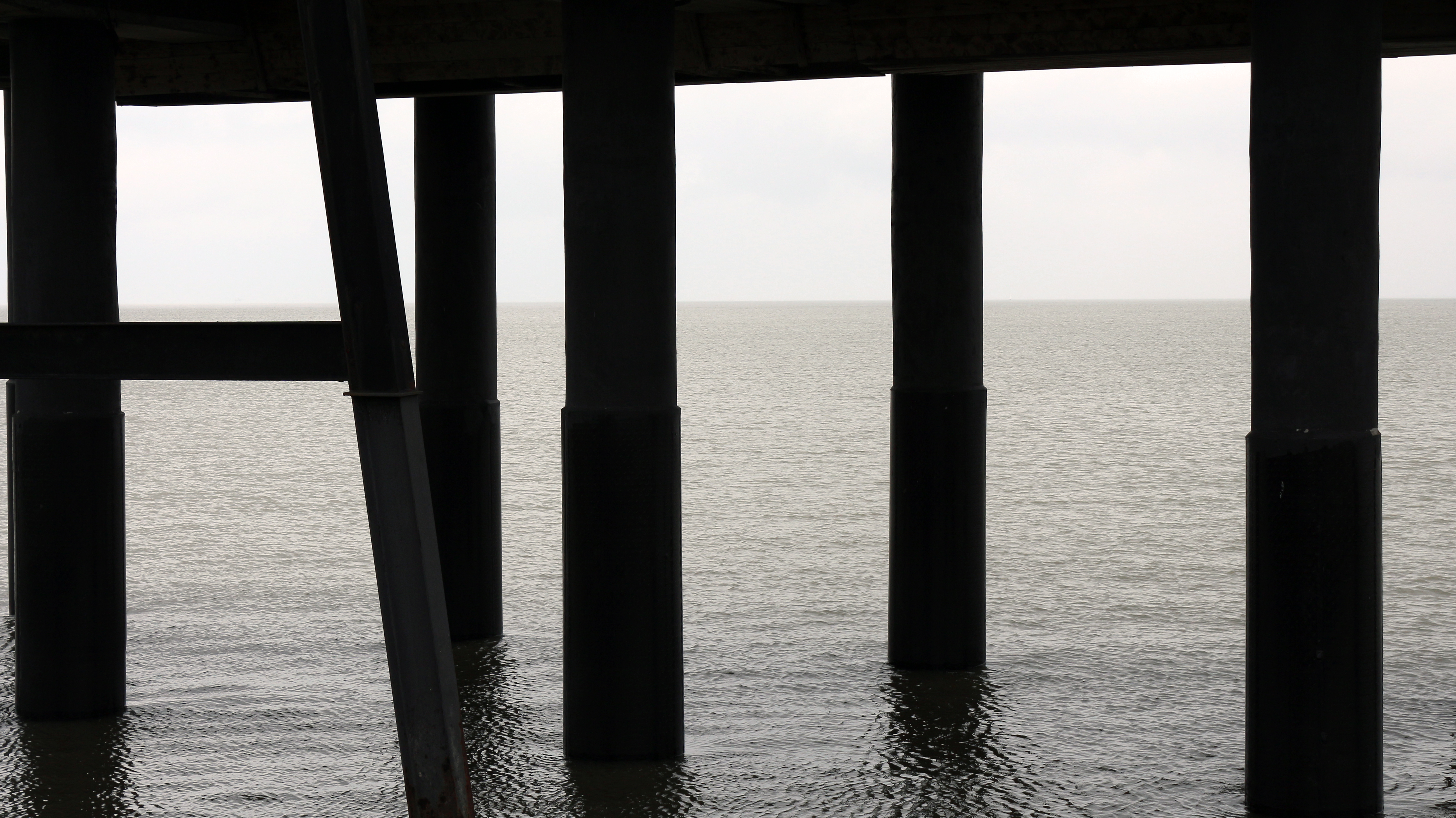 Poles in the sea