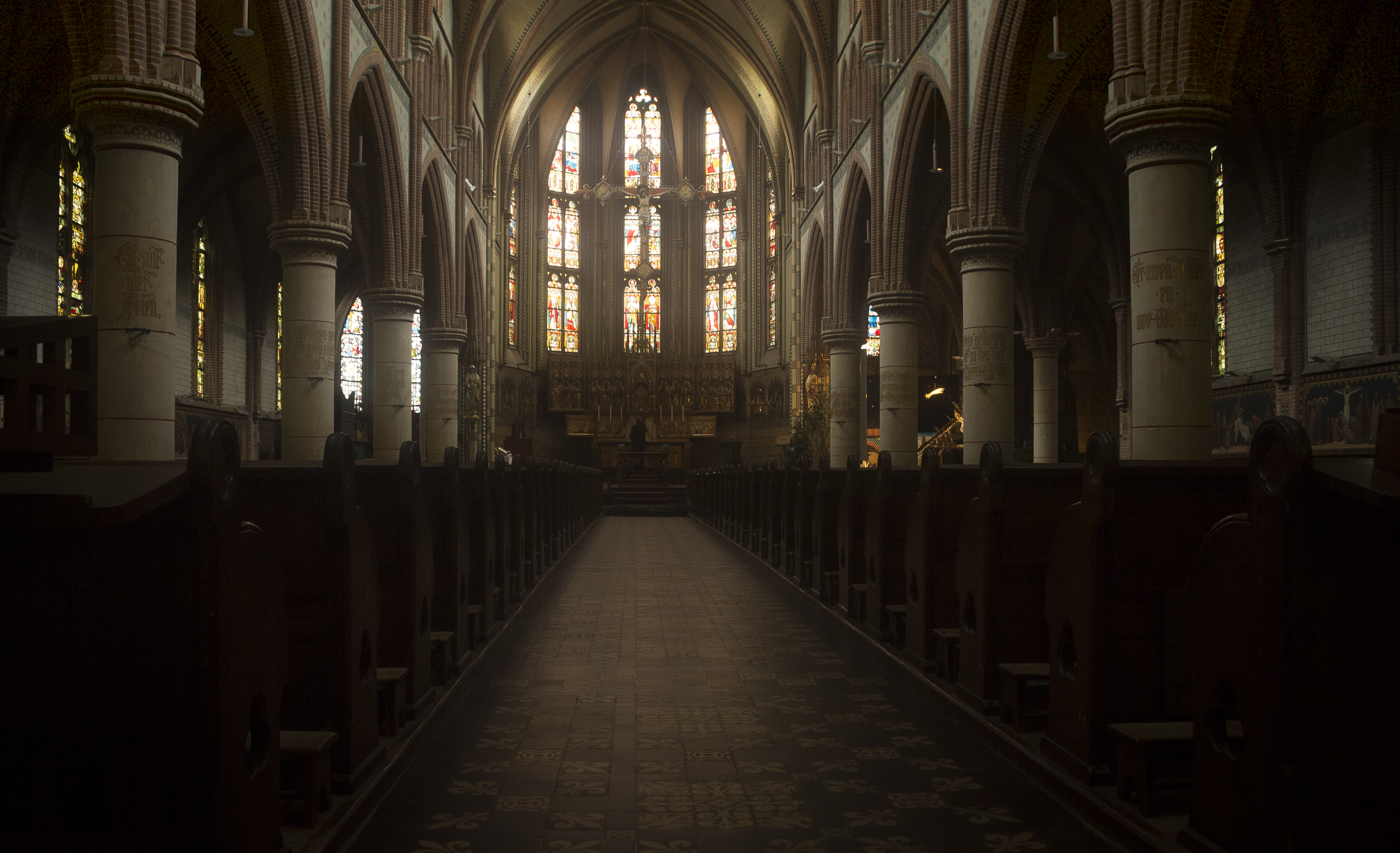 Large church interior