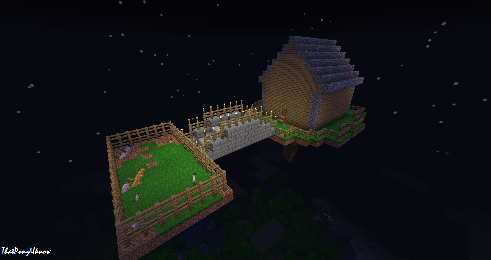Floating Minecraft Storage Floating House Minecraft