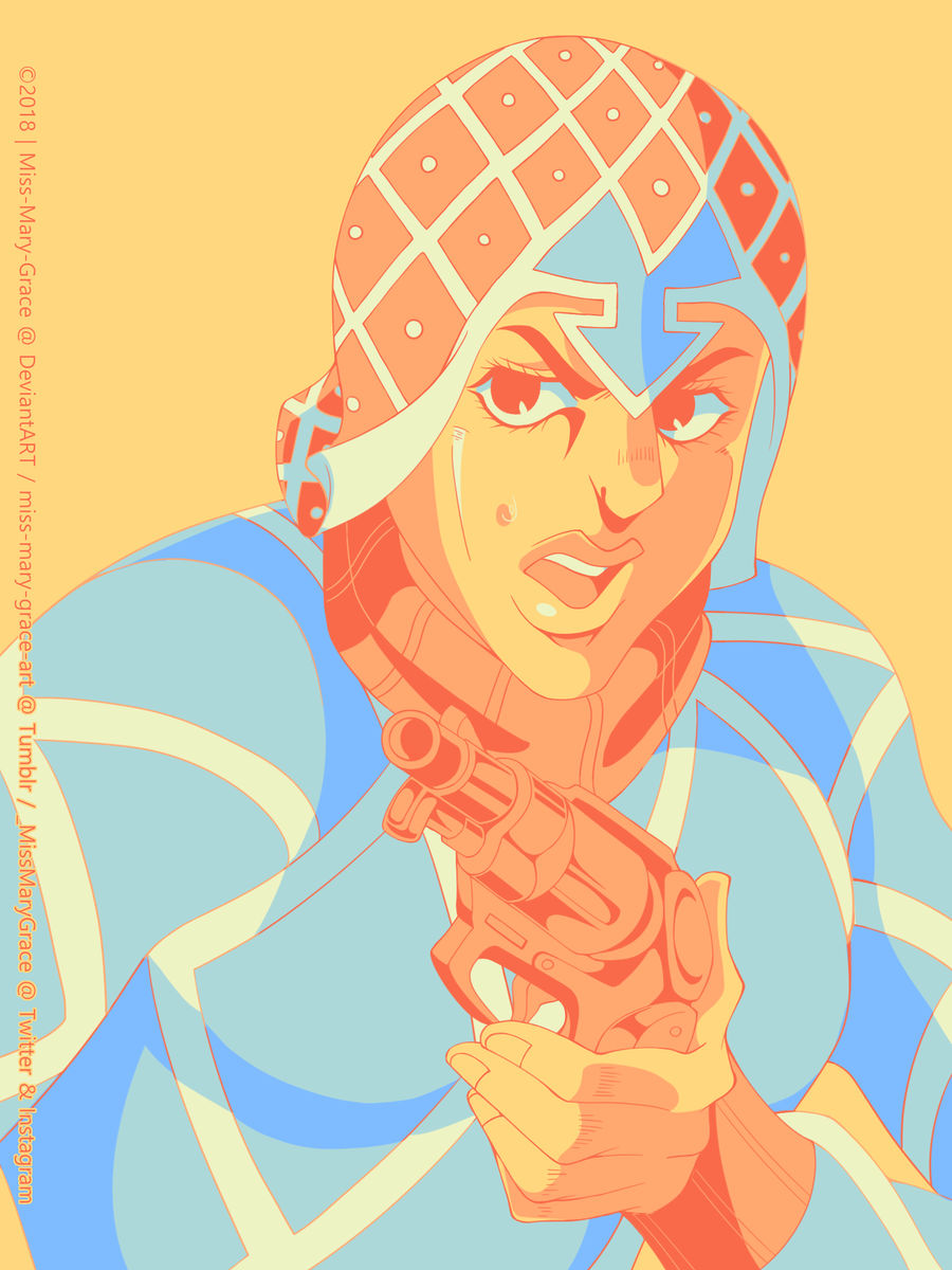 Color Palette Challenge 2 Guido Mista By Miss Mary Grace On