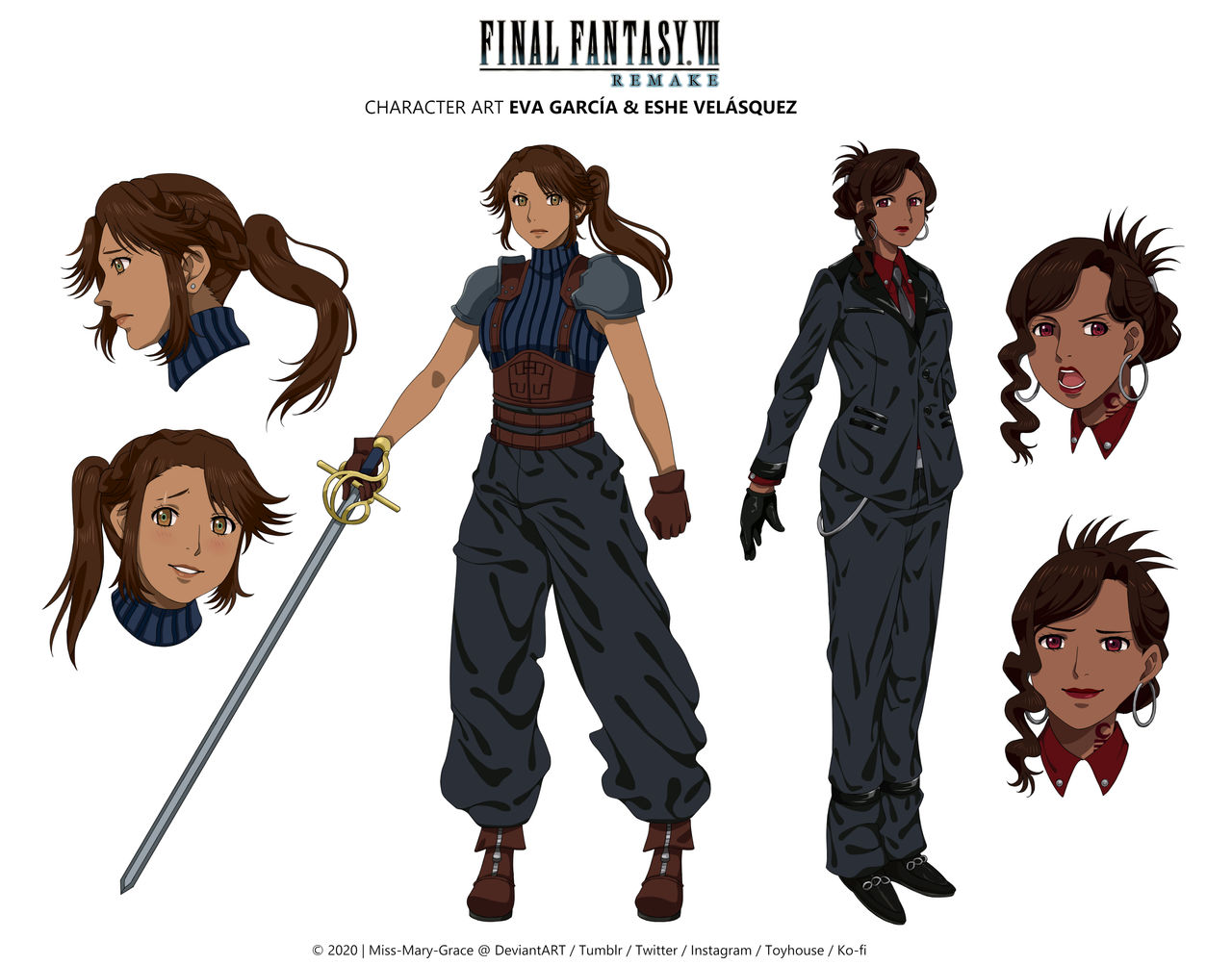 Final Fantasy Vii Ocs By Miss Mary Grace On Deviantart
