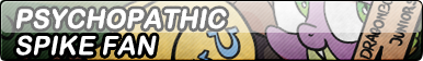 Psychopathic Spike Fan Button